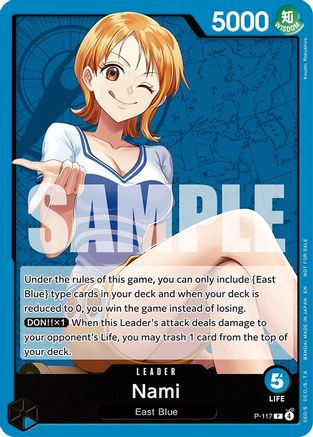 Nami - P-117 (P-117) One Piece Promotion Cards - Game Nerdz Nami - P-117 (P-117) One Piece Promotion Cards - Game Nerdz