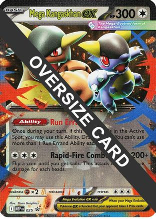 Mega Kangaskhan ex - 025 25 - Jumbo Cards Holofoil - Game Nerdz