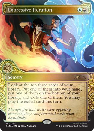 Expressive Iteration (Rainbow Foil) (SLD-2305) - Secret Lair Drop