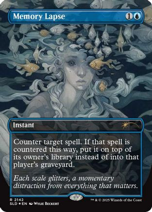 Memory Lapse (SLD-2142) - Secret Lair Drop Series Foil - Game Nerdz