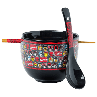 Marvel Spoon Rest Marvel Comics: Avengers - Ceramic Ramen Bowl (20oz) - Game Nerdz