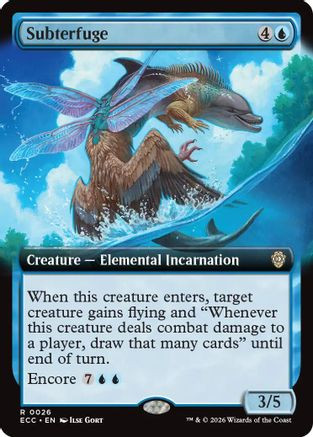 Subterfuge (Extended Art) (ECC-026) - Commander: Lorwyn Eclipsed - Game Nerdz Subterfuge (Extended Art) (ECC-026) - Commander: Lorwyn Eclipsed - Game Nerdz