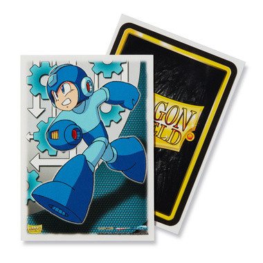 megaman card sleeves Dragon Shield Standard Classic Art Card Sleeves Mega Man 100ct main image 1