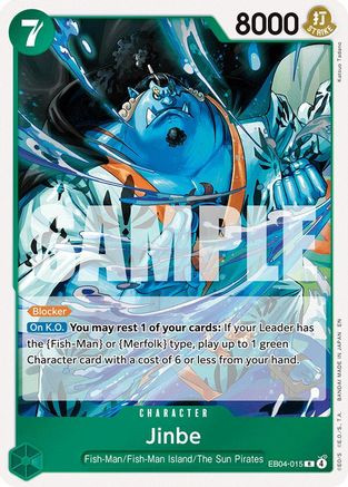 Jinbe (EB04-015) The Azure Sea's Seven Foil - Game Nerdz