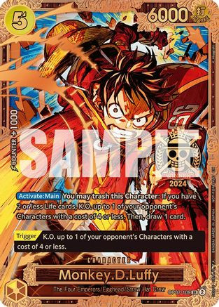 Monkey.D.Luffy (Championship 2024 World Final 3rd Place) (OP07-109