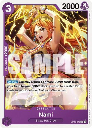 Nami (Reprint) (OP09-070) Starter Deck 26: PURPLE/BLACK Monkey.D