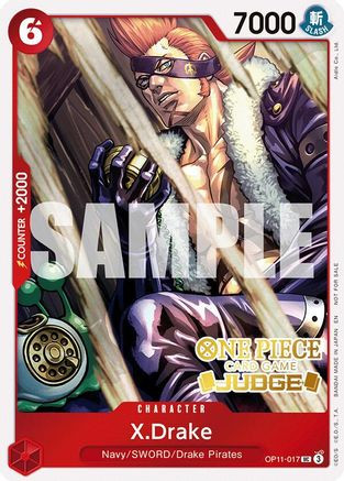X.Drake (Judge Pack Vol. 7) (OP11-017) One Piece Promotion Cards