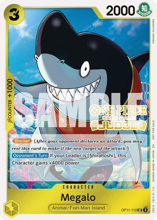 Megalo (Judge Pack Vol. 7) (OP11-112) One Piece Promotion Cards Foil - Game  Nerdz