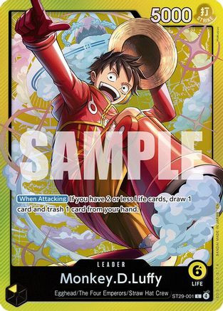 one piece card game luffy starter deck One Piece Card Game Official Starter Deck main image 1