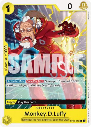 Monkey.D.Luffy (001) (Parallel) (ST29-001) Starter Deck 29