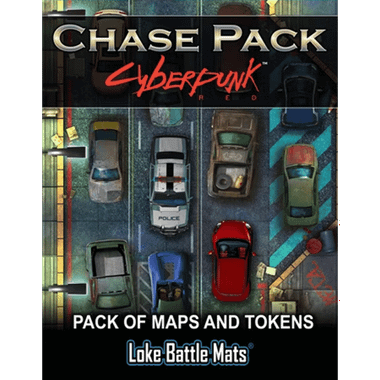Chase Pack: Pack of Maps and Tokens - Cyberpunk RED、LOKE BATTLE MATS、kayou