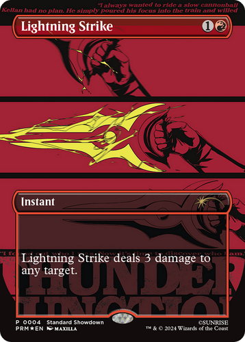 Lightning Strike (PCBB-004) - Cowboy Bebop (Borderless) Foil、Wizards of the Coast、kayou
