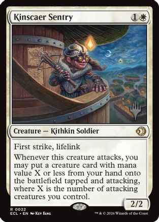 Kinscaer Sentry (PPECL-022) - Promo Pack: Lorwyn Eclipsed、Wizards of the Coast、kayou