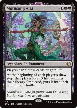 Mornsong Aria (PPECL-111) - Promo Pack: Lorwyn Eclipsed Foil、Wizards of the Coast、kayou