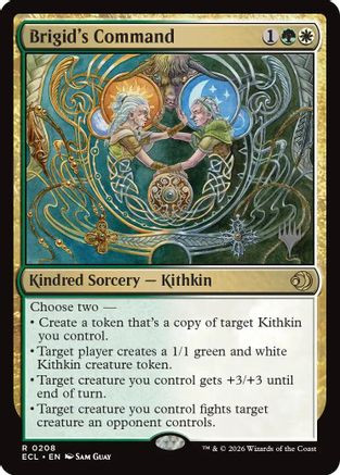 Brigid's Command (PPECL-208) - Promo Pack: Lorwyn Eclipsed Foil、Wizards of the Coast、kayou
