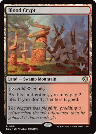 Blood Crypt (PPECL-262) - Promo Pack: Lorwyn Eclipsed Foil、Wizards of the Coast、kayou