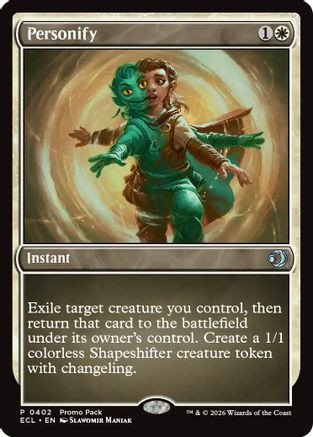 Personify (PPECL-402) - Promo Pack: Lorwyn Eclipsed Foil、Wizards of the Coast、kayou