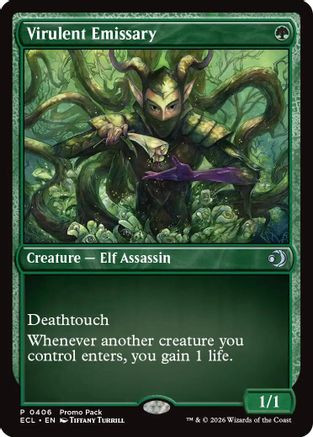 Virulent Emissary (PPECL-406) - Promo Pack: Lorwyn Eclipsed Foil、Wizards of the Coast、kayou