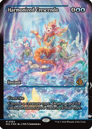 Harmonized Crescendo (0384) (Showcase) (ECL-384) - Lorwyn Eclipsed Foil、Wizards of the Coast、kayou