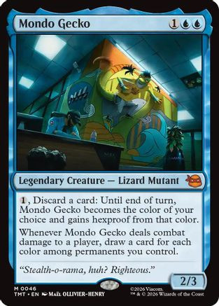 Mondo Gecko (TMT-046) - Teenage Mutant Ninja Turtles Foil - Game Nerdz