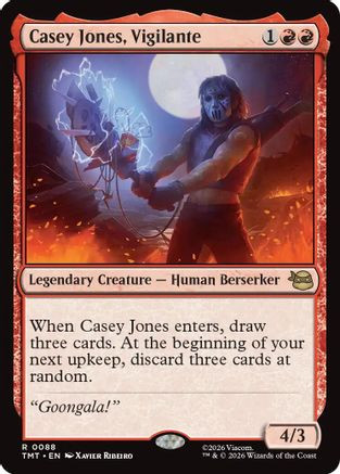 Casey Jones, Vigilante (TMT-088) - Teenage Mutant Ninja Turtles Foil、Wizards of the Coast、kayou