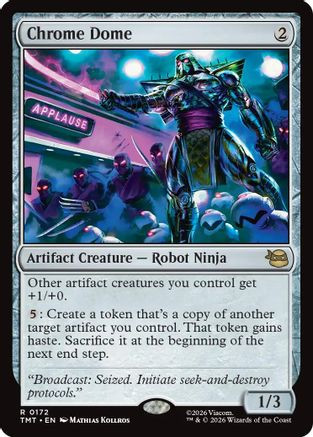 Chrome Dome (TMT-172) - Teenage Mutant Ninja Turtles Foil - Game Nerdz