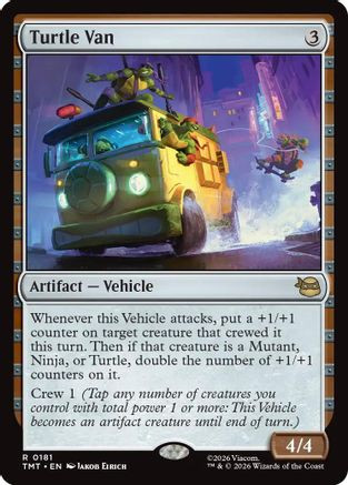 Turtle Van (TMT-181) - Teenage Mutant Ninja Turtles Foil、Wizards of the Coast、kayou
