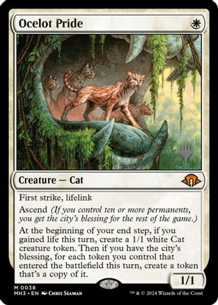 Ocelot Pride (PPECL-038) - Promo Pack: Lorwyn Eclipsed Foil、Wizards of the Coast、kayou