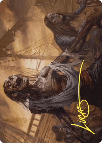 Rise from the Tides Art Card (Gold-Stamped Signature) (ASCMM-011) - Commander Masters Art Series (Borderless)、Wizards of the Coast、kayou