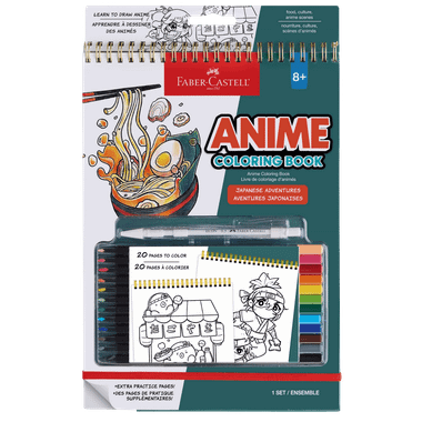 Anime Coloring Book: Japanese Adventures、Faber-Castell、kayou