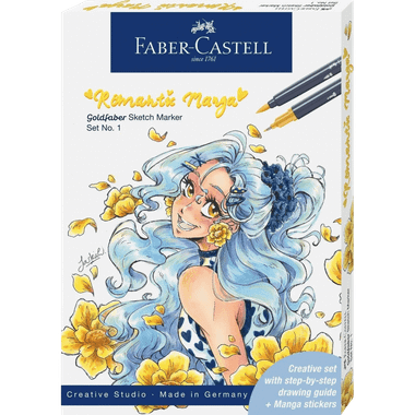 Goldfaber Sketch Marker: Set No. 1 - Romantic Manga、Faber-Castell、kayou