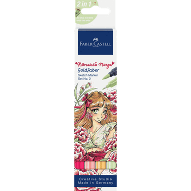 Goldfaber Sketch Marker: Set No. 2 - Romantic Manga、Faber-Castell、kayou