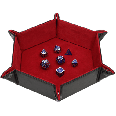 Forged Gaming: Hexagon Snap Folding Dice Tray - Red、Forged Gaming、kayou