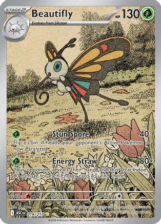 Beautifly - 219/217 219 - ME Ascended Heroes Holofoil、The Pokémon Company、kayou