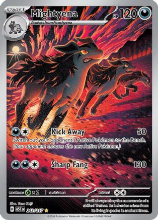 Mightyena - 243/217 243 - ME Ascended Heroes Holofoil - Game Nerdz