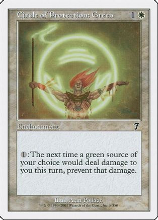 Circle of Protection: Green (7ED-008) - 7th Edition Foil、Wizards of the Coast、kayou