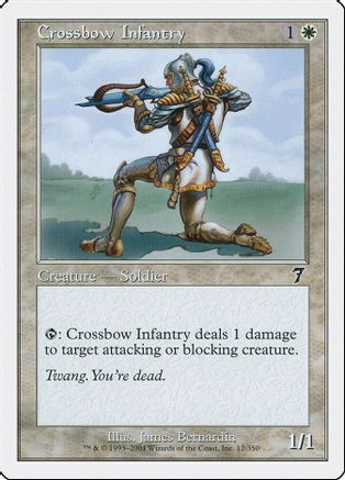 Crossbow Infantry (7ED-012) - 7th Edition、Wizards of the Coast、kayou