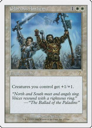 Glorious Anthem (7ED-017) - 7th Edition、Wizards of the Coast、kayou