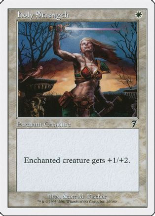 Holy Strength (7ED-020) - 7th Edition Foil、Wizards of the Coast、kayou