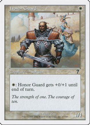 Honor Guard (7ED-021) - 7th Edition、Wizards of the Coast、kayou