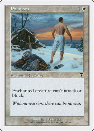 Pacifism (7ED-029) - 7th Edition Foil、Wizards of the Coast、kayou