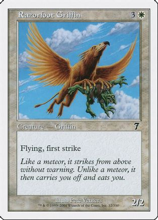 Razorfoot Griffin (7ED-032) - 7th Edition Foil、Wizards of the Coast、kayou