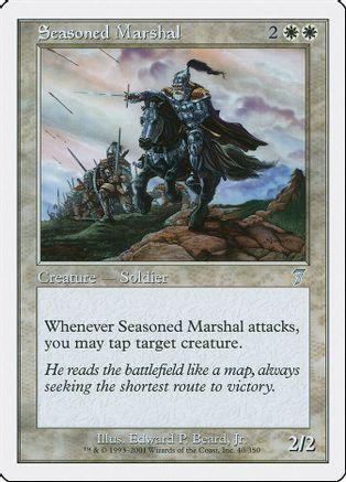 Seasoned Marshal (7ED-040) - 7th Edition、Wizards of the Coast、kayou