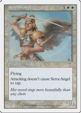 Serra Angel (7ED-042) - 7th Edition Foil、Wizards of the Coast、kayou