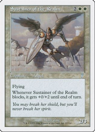 Sustainer of the Realm (7ED-052) - 7th Edition、Wizards of the Coast、kayou