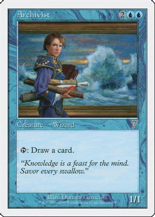 Archivist (7ED-061) - 7th Edition Foil、Wizards of the Coast、kayou