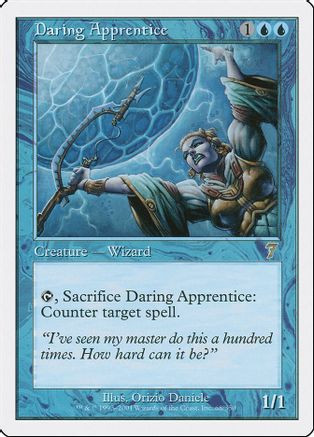 Daring Apprentice (7ED-068) - 7th Edition、Wizards of the Coast、kayou