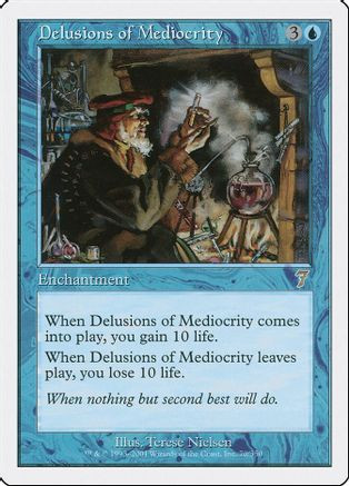 Delusions of Mediocrity (7ED-070) - 7th Edition、Wizards of the Coast、kayou