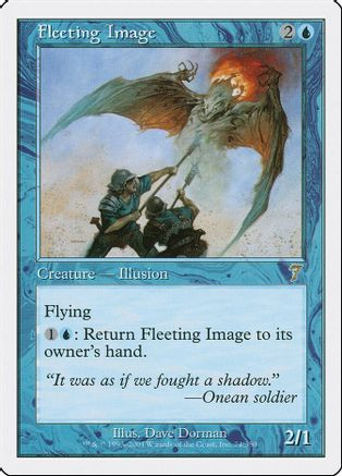 Fleeting Image (7ED-074) - 7th Edition Foil、Wizards of the Coast、kayou