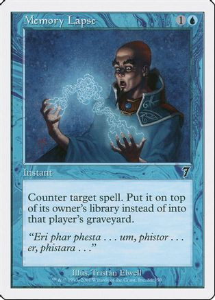 Memory Lapse (7ED-088) - 7th Edition Foil、Wizards of the Coast、kayou